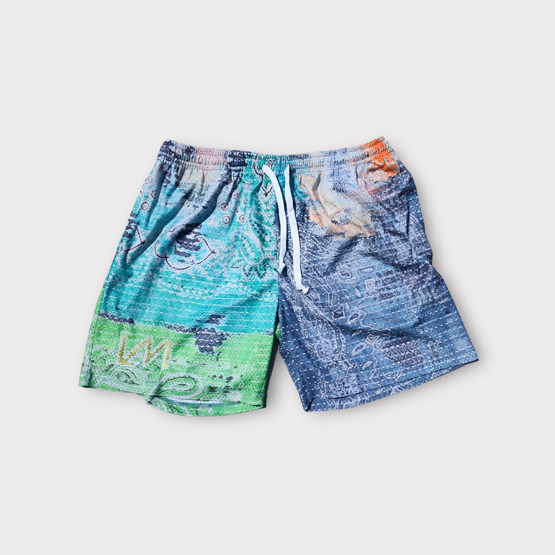 Slime Paisley Shorts